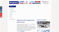 Desktop Screenshot of husvagnsimport.se